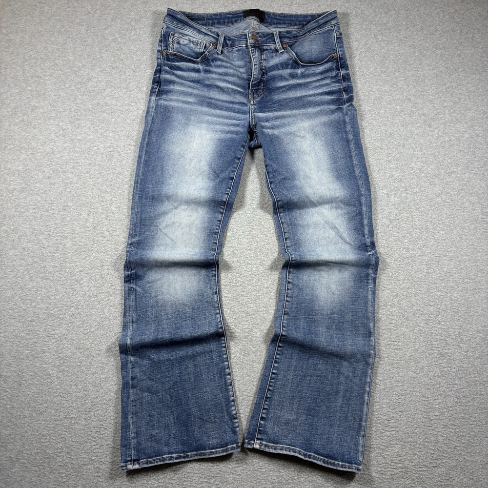 Buckle Black Fit No 53 Bootcut Jeans Womens Size 31x32 Medium Wash Stretch Blue